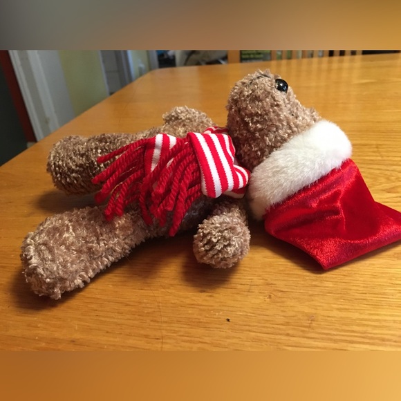 Sears Exclusive Christmas Kringle 2000 6” Plush Beanie Kringle Bear - Picture 5 of 5